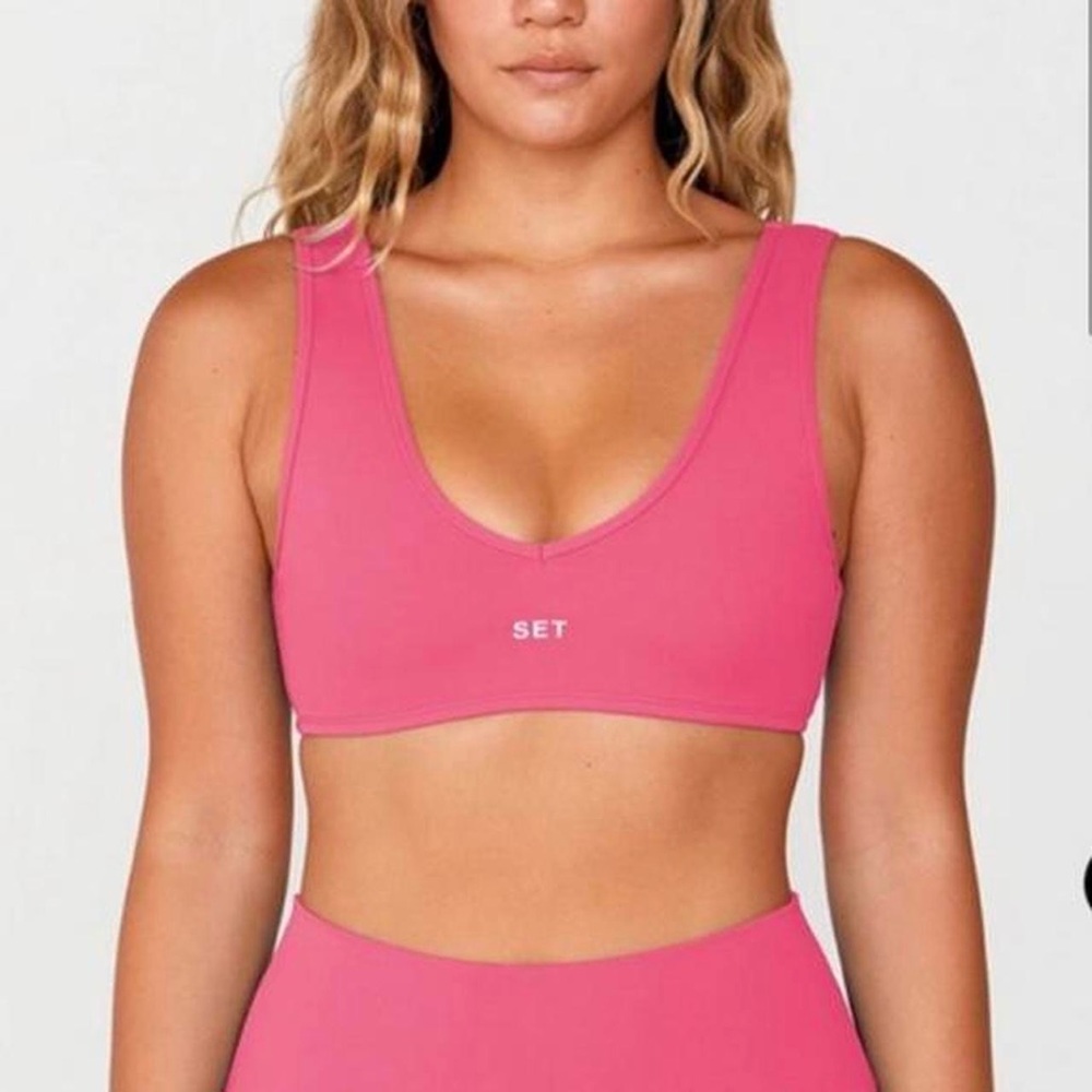 Set Active Dip Bra in Bubblegum